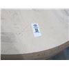 Image 2 : 10-Round Tan 8 Top Table on Wheels - 10 X $