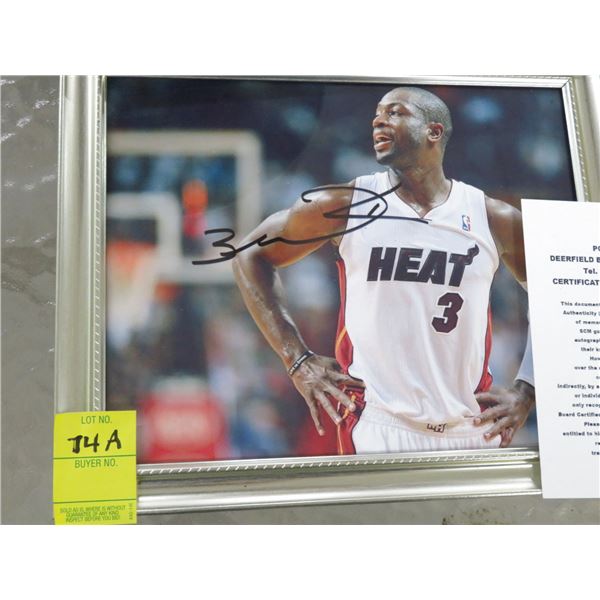 Dwayne Wade Autographed Photo w/COA