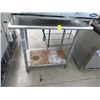 Image 1 : S/S 36" Bullnose Equipment Stand w/Backsplash and Undershelf