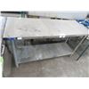 Image 1 : 5' S/S Table w/Undershelf