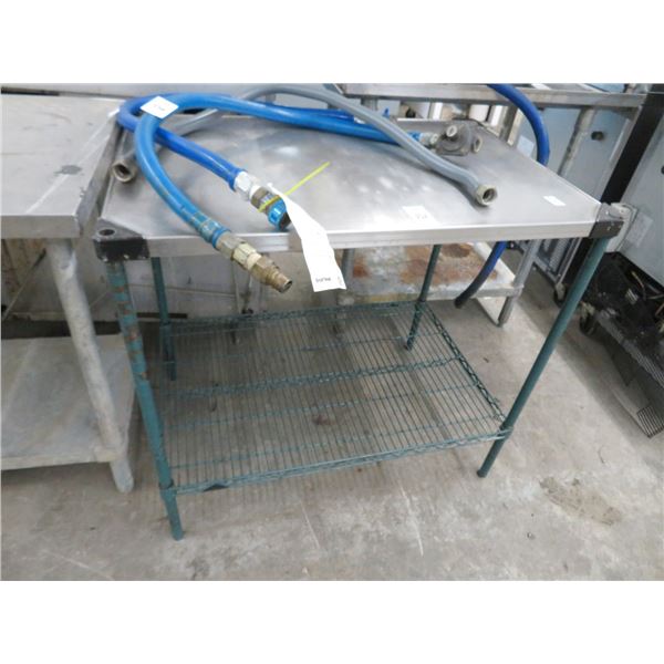 3' S/S Table w/Metro Undershelf