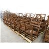 Image 1 : 97-Oak Sled Style Dining Chairs - 97 X $