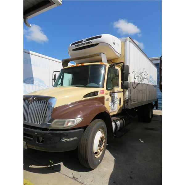 2003 Intl 4300 SBA 4X2 DT466 Thermo King T680R 20' Ref. Box Truck - Runs & Drives