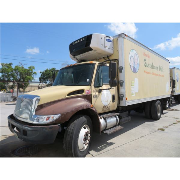 2003 Intl 4300 SBA 4X2 DT466 Carrier 20' Ref. Box Truck - Runs & Drives