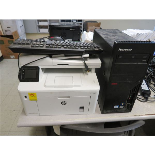 Laser Printer, Electronics, Work Tables, Locks, Time Clock