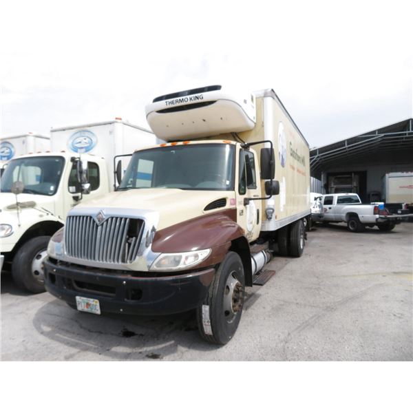 2003 Intl #4300 SBA 4X2 DT466 Thermo King Ref. 20' Box Truck - Runs & Drives