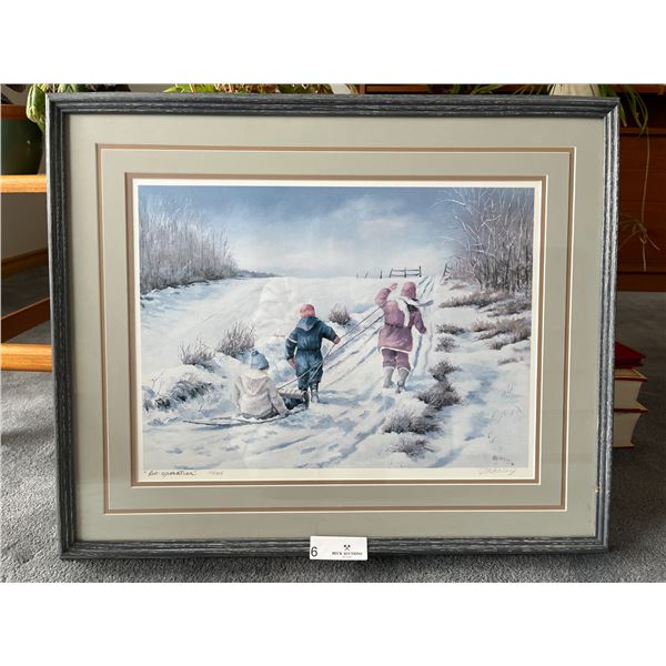 j. Healey 1988 "Go-Operation" 173/395 Framed Print