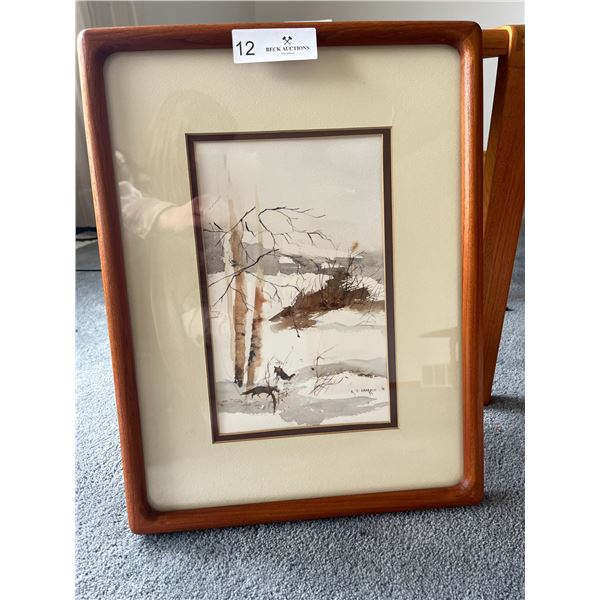 R.A.Harold Framed Water Colour