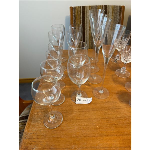 Assortment of Glassware