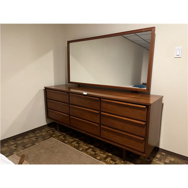 Mid Century Dresser with Mirror