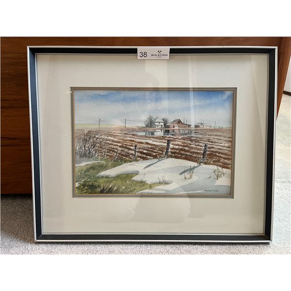 V.W. Banks Water Color Painting