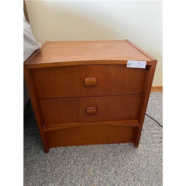 Mid Century Modern Wood Night Stand