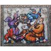 Image 1 : KACHAN ** MUSICAL FROLIC** MIXED MEDIA ORIGINAL