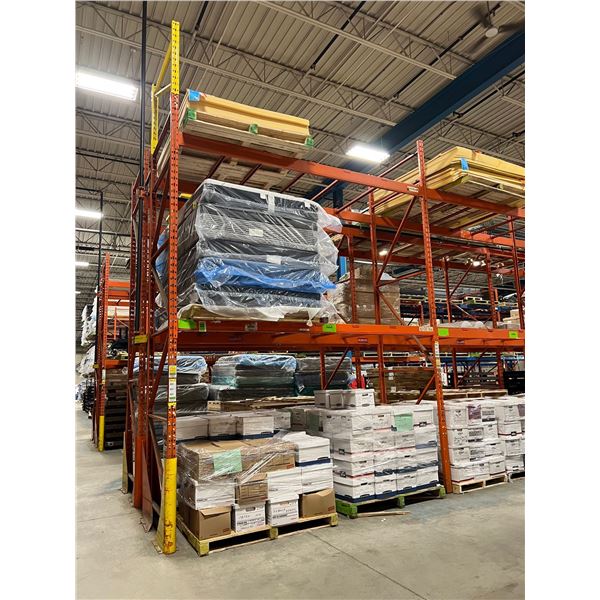 Warehouse Pallet Racking - includes 12 Vertical Uprights (approx. 17ft ...