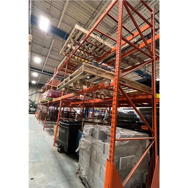 Warehouse Pallet Racking - includes 12 Vertical Uprights (approx. 17ft ...