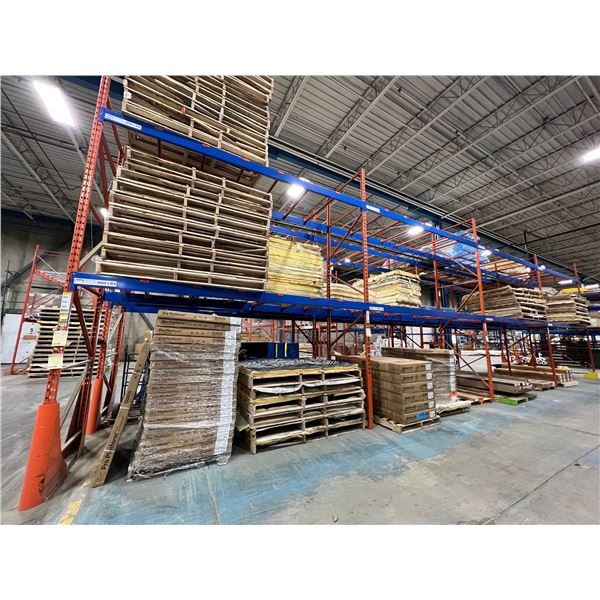 Warehouse Pallet Racking - includes 10 Vertical Uprights (approx. 17ft ...