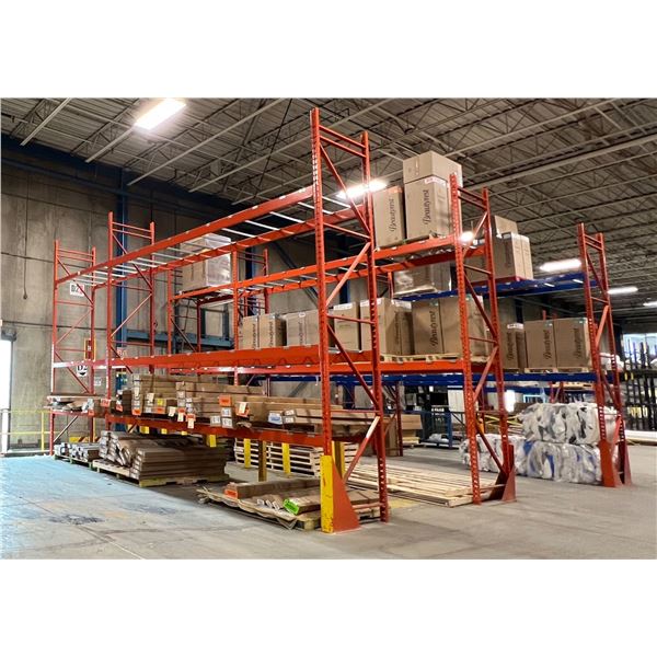 Warehouse Pallet Racking - includes 13 Vertical Uprights (approx. 17ft ...