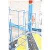 Image 2 : Lot of 2 single section metal material racks 40" x 30" x 74"