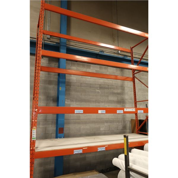 Warehouse Pallet Racking -1 Section -2 Vertical Uprights (approx. 16ft ...