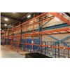 Image 1 : Warehouse Pallet Racking -5 Section -6 Vertical Uprights (approx. 16ft x 4ft) & 25 Horizontal Beams 
