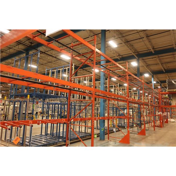 Warehouse Pallet Racking -5 Section -6 Vertical Uprights (approx. 16ft ...
