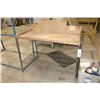 Image 1 : Metal mesh rack /table 48" x 25" x 36"