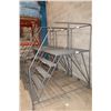 Image 1 : Mobile platform/stair 5-steps 37" x 72" x 79"