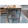 Image 2 : Metal table w/wood top 60" x 30" x 34"
