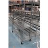 Image 2 : Metal chrome rack w/wheel 48" x 18" x 77"