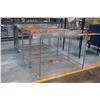 Image 2 : Lot of 4 chrome racks 48" x 24" x 36"