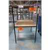 Image 1 : 2 tier metal shelf 32" x 38" x 55"