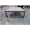 Image 1 : Metal frame table 80" x 61"
