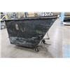 Image 3 : Metal tilting bin on 4 wheels 74" x 38" x 48"
