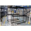 Image 2 : Lot of 2 mobile racks 70" x 20" x 76"