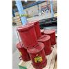 Image 3 : Lot of 8 Just rite 14 gal. oily waste cans