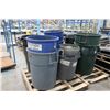 Image 3 : Lot of 12 assorted garbage bins