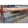 Image 1 : Lot: 2 section racking: (3) uprights 54" x 52", (4) bars 144" x 5"