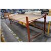 Image 4 : Lot: 2 section racking: (3) uprights 54" x 52", (4) bars 144" x 5"