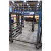 Image 3 : Lot of 3 mobile racks 44" x 50" x 76"
