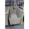 Image 4 : Lot of customized mobile plastic bins 57" x 29"