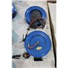 Image 1 : Lot of 2 retractable air hose reel with air gun