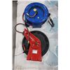 Image 1 : Lot of 2 retractable air hose reel with air gun assorted