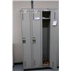 Image 2 : Lot: 4 sections of 2 & 3-door lockers (11-doors total)