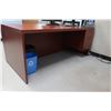 Image 2 : Lot: x2 desks, x3 chairs, cabinets, desk, bookshelf & whiteboard