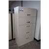 Image 2 : Lot: 12-sLot pigeon hole & 5-drawer filing cabinet 36"x18"x65"