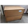 Image 2 : Lot: wood cabinet & x2 tables - FURNITURE ONLY