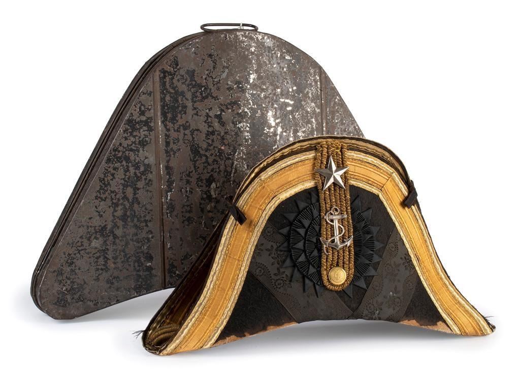 A Rare Texas Naval Full Dress Cocked Hat Attributed to Commodore Edwin ...