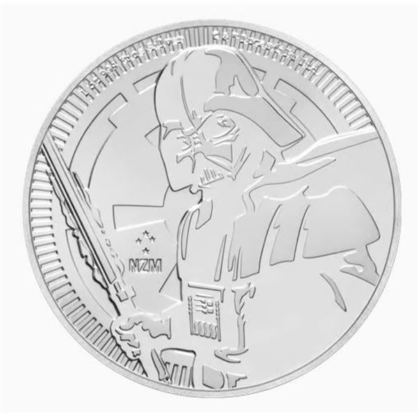 1-OZ 2019 STAR WARS: DARTH VADER SILVER COIN