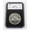 1965 CANADIAN SILVER DOLLAR PROOF LIKE COMES