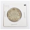 1918 CANADA 50 CENT G-VG(G-6) 92.5% SILVER